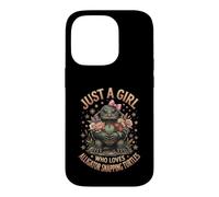 Carcasa para iPhone 14 Pro Just A Girl Who Loves Alligator Snapping Turtles