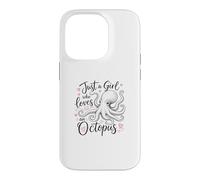 Carcasa para iPhone 14 Pro Just a Girl Who Loves an Octopus Cute Octopus