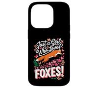 Carcasa para iPhone 14 Pro Just a Girl Who Loves Foxes! Sweet Woodland Wildlife