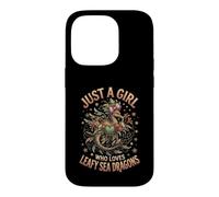 Carcasa para iPhone 14 Pro Just A Girl Who Loves Leafy Sea Dragons