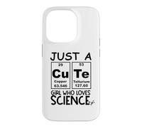 Carcasa para iPhone 14 Pro Just a Girl Who Loves Science Cute Girls Science Teacher