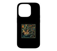 Carcasa para iPhone 14 Pro Kaiju Ramen Monstruo Fideos Monstruo Japonés