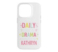Carcasa para iPhone 14 Pro Kathryn Personalized Name Funny Cute Custom Kathryn Name