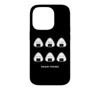 Carcasa para iPhone 14 Pro Kawaii Onigiri Friends Cute Japanese Rice Ball Personajes
