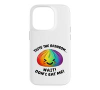 Carcasa para iPhone 14 Pro Kawaii Rainbow Dumpling Squishy Raviolo Divertido Cutie