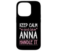 Carcasa para iPhone 14 Pro Keep Calm and Let Anna Handle It Chill Nombre