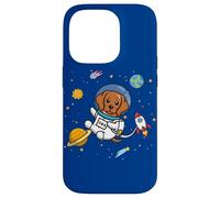 Carcasa para iPhone 14 Pro Kids Boys Girls Astronaut Space Rhodesian Ridgeback Lover