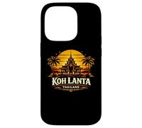 Carcasa para iPhone 14 Pro KOH Lanta Tailandia Sunset Island Viajes Diseño