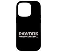 Carcasa para iPhone 14 Pro Komondor Dad Dog Owner Canine Father Design