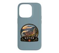 Carcasa para iPhone 14 Pro Kotor Montenegro Costa Adriática Diseño de Viajes
