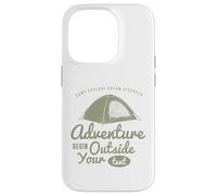 Carcasa para iPhone 14 Pro La Aventura Comienza Fuera de tu Tienda de campaña: Acampar al Aire Libre