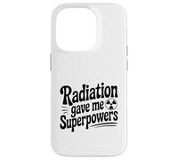 Carcasa para iPhone 14 Pro La radiación me DIO superpoderes Divertido Geek