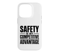 Carcasa para iPhone 14 Pro La Seguridad es mi Ventaja competitiva | Regalo de Seguridad en el Lugar de Trabajo