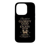 Carcasa para iPhone 14 Pro La teología reformada glorifica a Dios Christian Westminster Cita