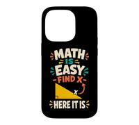 Carcasa para iPhone 14 Pro Las matemáticas Son fáciles Profesor de geometría de álgebra Divertido