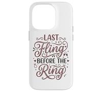 Carcasa para iPhone 14 Pro Last Fling Before The Ring - Novia de Despedida de Soltera