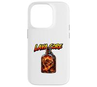 Carcasa para iPhone 14 Pro Lava Core Volcán Fuego Fantasía Energía Mundo