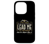 Carcasa para iPhone 14 Pro Lead me to The Rock That is Higher Than I Salmo 61:2 Diseño