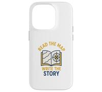 Carcasa para iPhone 14 Pro Leer el Mapa Escribir Historia