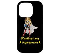 Carcasa para iPhone 14 Pro Leer es mi superhéroe Superpoder Amante del Libro Mujeres Niñas