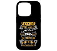 Carcasa para iPhone 14 Pro Legend February 1946 Vintage 80th Birthday Tees Made in 1946