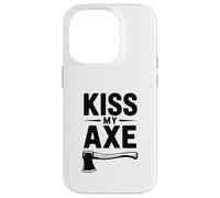 Carcasa para iPhone 14 Pro Leñador Divertido Kiss My Axe