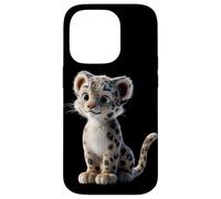 Carcasa para iPhone 14 Pro Leopardo de Las Nieves Panthera Uncia Gran Felino