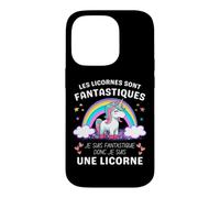 Carcasa para iPhone 14 Pro Les Licornes Sont Fantastiques Cadeau Licorne Adulto Humor