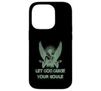 Carcasa para iPhone 14 Pro Let God Guide Your Soul Ángel Alas Fe Espiritual