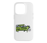 Carcasa para iPhone 14 Pro Letra de Hello To Oblivion Super Heroes Riff Raff Magenta