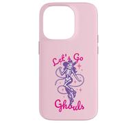 Carcasa para iPhone 14 Pro Let's Go Ghouls para Halloween, Vaquera, Western, Pastel, gótico, Morado