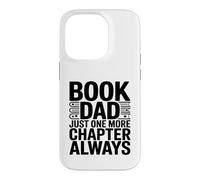 Carcasa para iPhone 14 Pro Libro Papá Solo Un Capítulo Más Siempre Lector