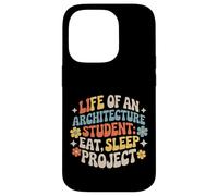 Carcasa para iPhone 14 Pro Life of An Architecture Student Eat Sleep Project -
