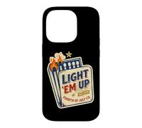 Carcasa para iPhone 14 Pro Light Em Up 4th of Patriotic July Vintage Matchbook USA