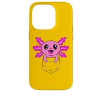 Carcasa para iPhone 14 Pro Lindo Bebé Axolotl En El Bolsillo Kawaii Anime