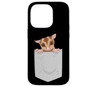 Carcasa para iPhone 14 Pro Lindo Deslizador de azúcar Regalo exótico Mascota Sugar Bear Sugar Glider