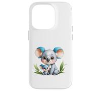 Carcasa para iPhone 14 Pro Lindo Koala mamá y bebé Animal ilustración