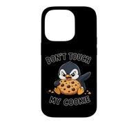 Carcasa para iPhone 14 Pro Lindo pingüino de Dibujos Animados no Toque mi Galleta