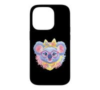 Carcasa para iPhone 14 Pro Lindo Retrato de León Amante Animal Graphic Rosa Gafas Floral