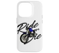 Carcasa para iPhone 14 Pro Lindo Viajar O Morir con Motocicleta