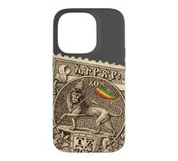 Carcasa para iPhone 14 Pro Lion of Judah Vintage Ethiopia Art Selassie Rasta Reggae
