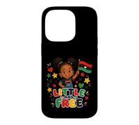 Carcasa para iPhone 14 Pro Little Free Juneteenth Black Girl Flag