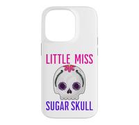 Carcasa para iPhone 14 Pro Little Miss Sugar Skull Divertido Niño Niña Chica Mexicana Diversión
