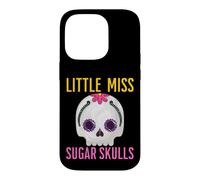 Carcasa para iPhone 14 Pro Little Miss Sugar Skull Divertido Niño Niña Chica Mexicana Diversión