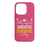 Carcasa para iPhone 14 Pro Little Ray of Sarcastic Sunshine Hello Summer Vibes Beach