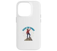 Carcasa para iPhone 14 Pro Llegar a la Cumbre Montaña Aventura Motivación Diseño