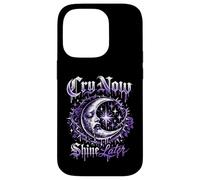 Carcasa para iPhone 14 Pro Llora Ahora Brilla más Tarde Diseño gótico EMO