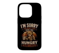 Carcasa para iPhone 14 Pro Lo Siento por lo Que he Dicho Cuando tenía Hambre y Estaba Cansado Gracioso