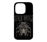Carcasa para iPhone 14 Pro Lobo Dire Cara Luz De Luna Bosque Fauna Silvestre Naturaleza