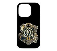 Carcasa para iPhone 14 Pro Lock Timer Calm Enigma Cronómetro Equipo